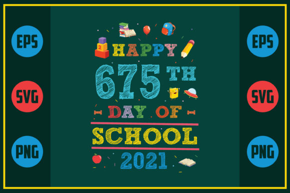 Graphics for Crafts: 675th School Day