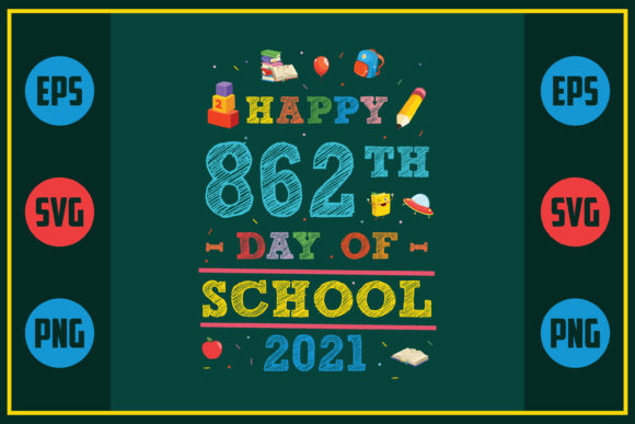 Happy 862th Day Graphics for Crafts
